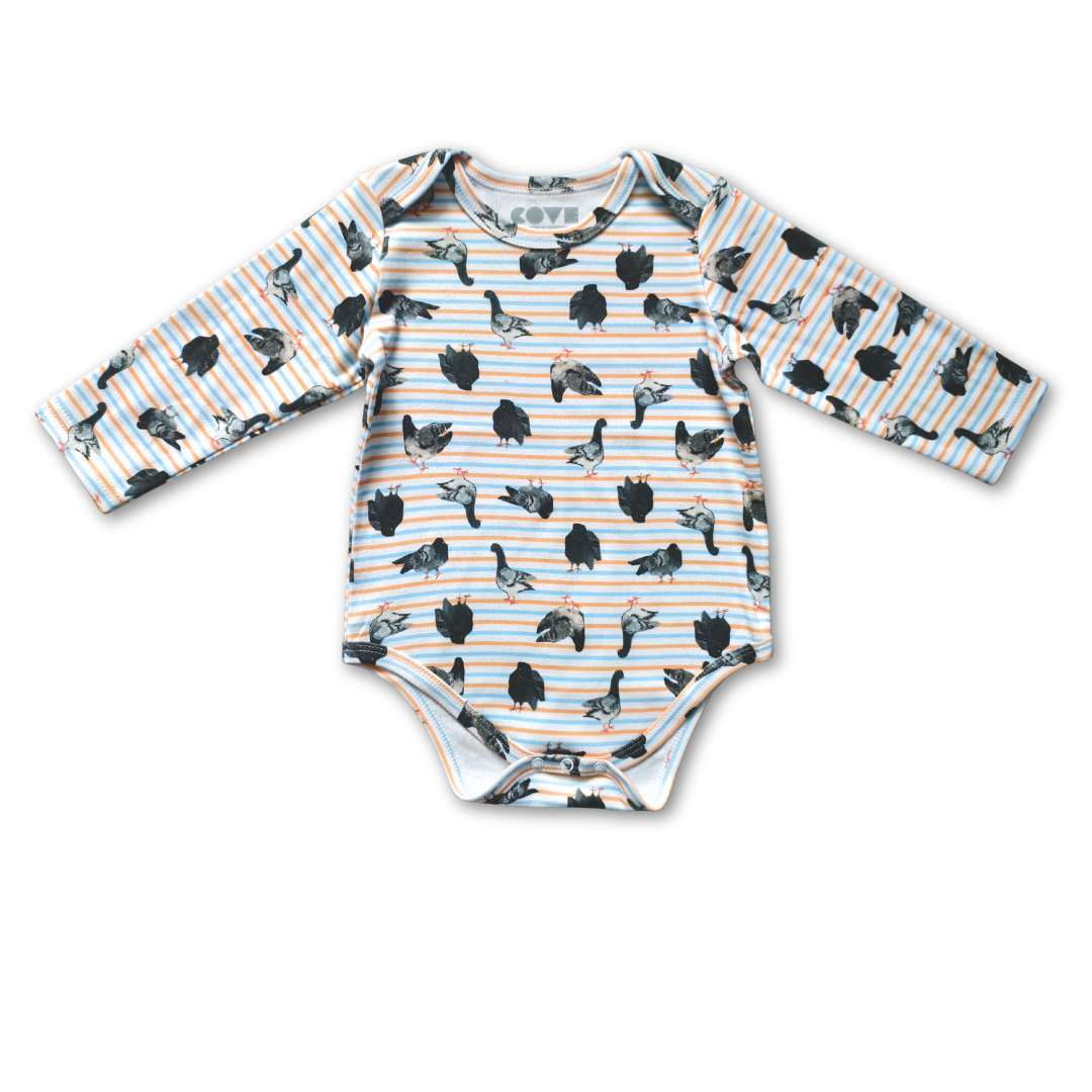 Striped Freddie & Friends Long Sleeve Bodysuit