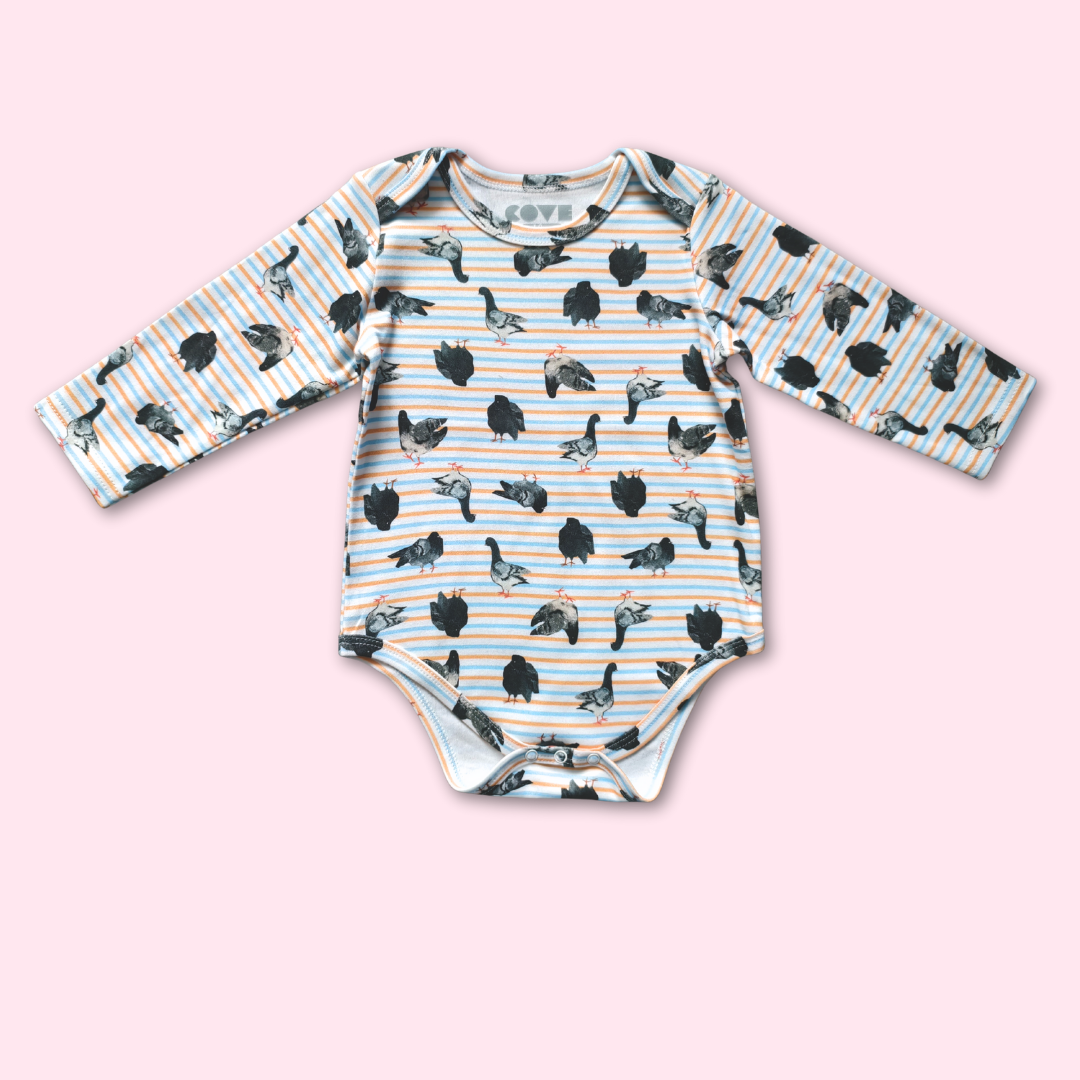 Striped Freddie & Friends Long Sleeve Bodysuit