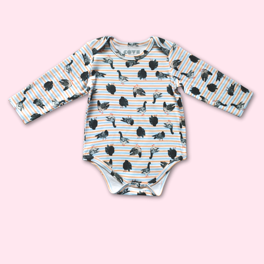 Striped Freddie & Friends Long Sleeve Bodysuit